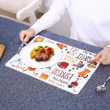 Tatakan Piring Makan Alas Piring Makan Anti Panas Alas PVC Motif Unik — 9