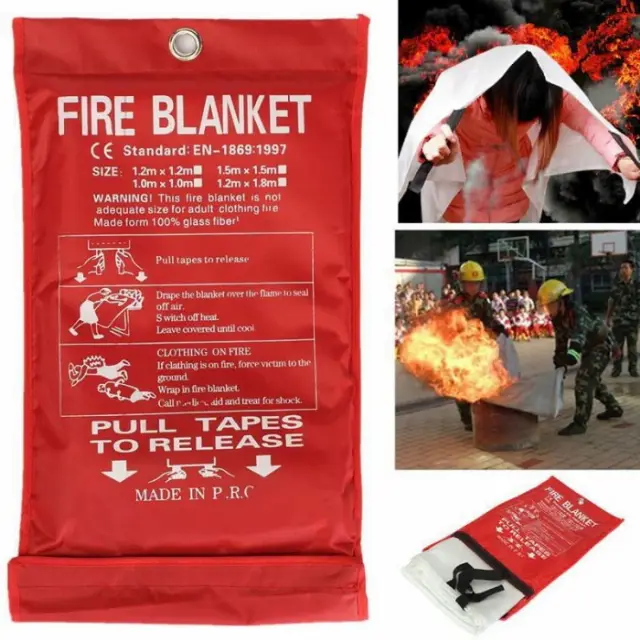 Kain Selimut Pemadam Api Fiberglass Flame Cover Tahan Api