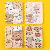 Notebook Ring isi 80 Lembar Motif Karakter Lucu Ukuran A7 — 1