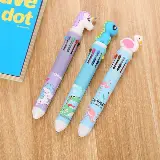 Pulpen Ballpoint Cetek 10 Warna Warni Murah Karakter Lucu Kartun — 8