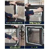 Strip Segel Penghalang Debu Serangga Celah Lubang Bawah Pintu Jendela — 8