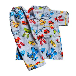Piyama Untuk Anak 1-5 Tahun Poli Mikro Dengan Size M-L