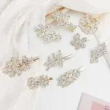 Jepitan Rambut Model Mutiara Crystal Korea Hair Clip — 6