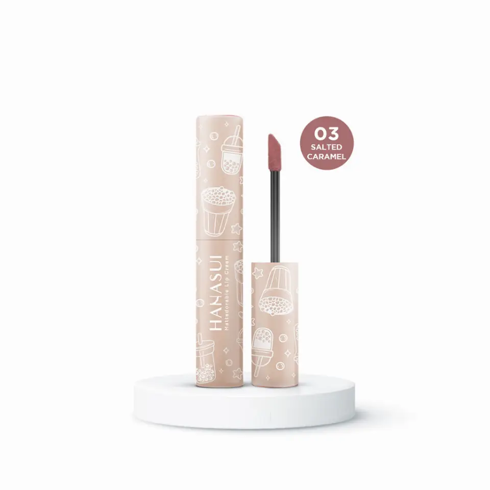Hanasui Mattedorable Lip Cream Boba Edition Long Lasting Matte