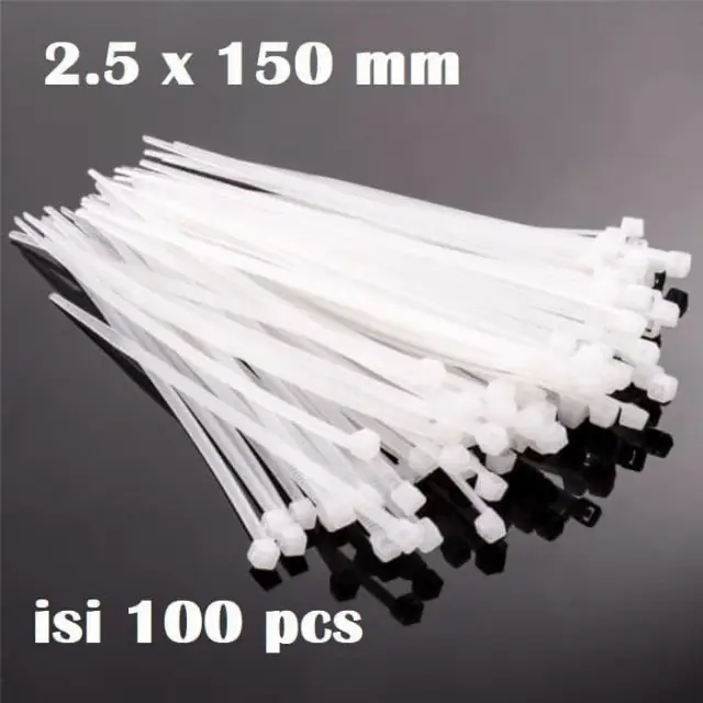 Perapi Pengikat Kabel Cable Ties 15 Cm 2.5x150mm Isi 100pcs