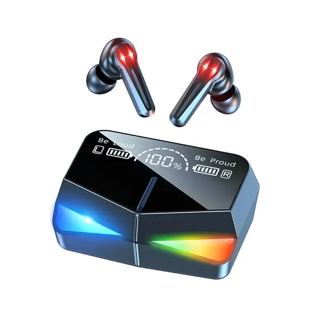 Headset Gaming TWS M28 Bluetooth V5.0 dengan Latensi Rendah