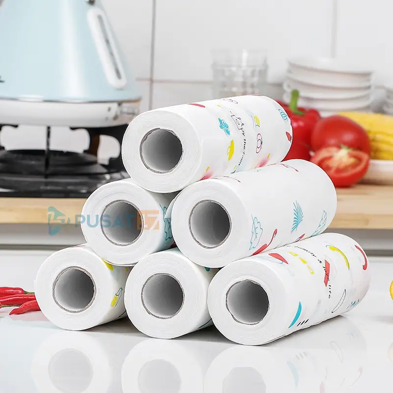Tisu Dapur Serap Minyak Tissue Roll Serbaguna, Bersihkan Dapur Anda