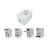 Universal Travel Home Adapter 4 in 1 Multifungsi EU AU UK US — 2