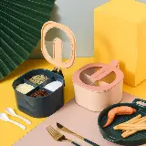 Tempat Bumbu Dapur Wadah Plastik Minimalis 4 In 1 Bonus Sendok — 9