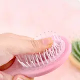 Sisir Anak Kecil Bulat Mini Hair Brush Praktis Dan Nyaman Bagi Sikecil — 4