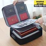 Tas Penyimpanan Dokumen File 3 Layer Anti Air dengan Kunci Password — 9