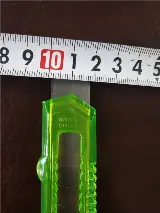 Pisau Kater Cutter Besar Plastik Transparan Dengan Safe Lock 18m — 3