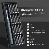 Set Obeng 24 Magnetic Premium Baut Kecil 24 in 1 Multifungsi — 1