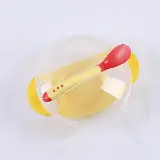 Mangkok Set Bayi Silikon Anti Tumpah dengan Sendok dan Tutup — 10