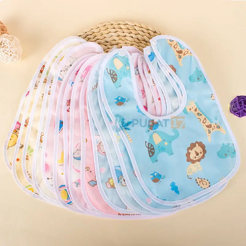 Slaber Celemek Eva Makan Bayi Anti Air Slabber Waterproof - Random