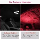 Lampu Laser Proyektor Led USB Bintang Star Dekorasi Plafon Mobil Kamar — 4