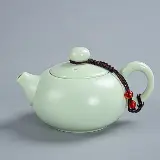 Chinese Tea Pot Set Antique Teko Teh China 4 Cangkir Keramik — 7