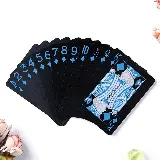 Kartu Remi Plastik Hitam Pvc Anti Air Waterproof Poker Blackjack — 5