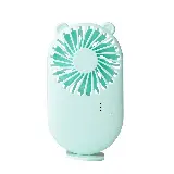 Kipas Angin Portable 2 IN 1 Cute Pocket Mini Fan USB 3 Kecepatan — 1