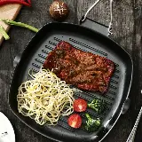 Wajan Panci Grill Bbq Korean Panggangan Anti Lengket Bentuk Kotak 20Cm — 3