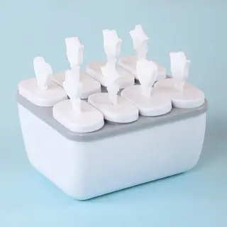Cetakan Ice Cream 8 Slot Dengan Gagang Anti Pecah Ramah Lingkungan