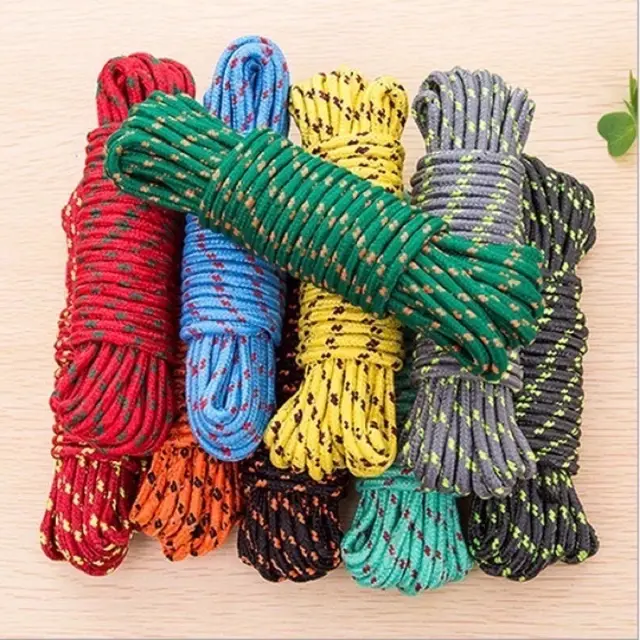 Tali Jemuran Baju / Tali Nilon Plastik / Tali Jemuran Modern