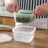 Toples Bulat Tirisan Bawang Sayur Transparan Wadah Serbaguna Dapur — 8