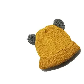 Kupluk Rajut Bayi Premium POM02 Unisex Model Pompom