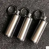 Gantungan Kunci Pematik Api Botol Bulat Waterproof untuk Outdoor — 2