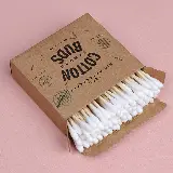 Cotton Bud Swab Bamboo Pembersih Telinga Makeup — 2