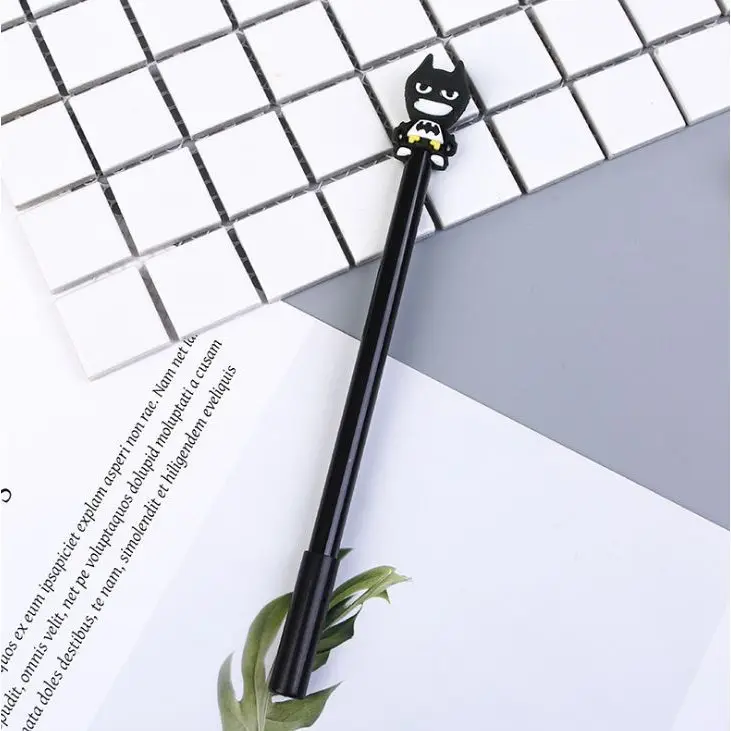 Pulpen Pen Pena Alat Tulis Tinta Gel Karakter Lucu Superhero