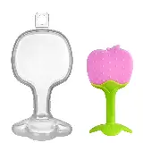 Teether Gigitan Silikon Model Buah untuk Bayi BPA Free — 6