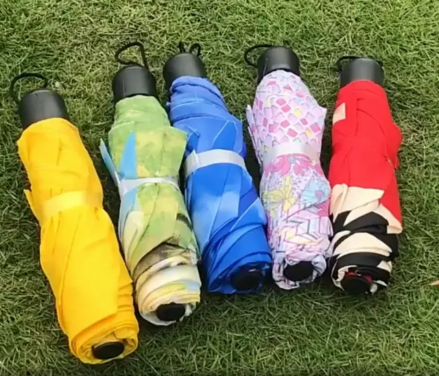 Payung Hujan Lipat Kecil Mini Lucu Motif Bunga Folding Umbrella