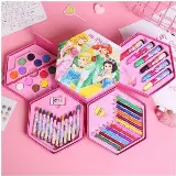 Crayon Set Menggambar Melukis Karakter 4 in 1 Isi 46pcs — 9