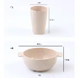 Peralatan Makan Set Piring 5 Sekat Diet Korea Warna Anti Pecah — 4