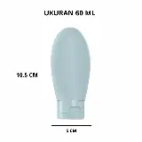 Botol Sabun Shampoo Cair Macaron Mini Travelling Isi 60 ML — 1