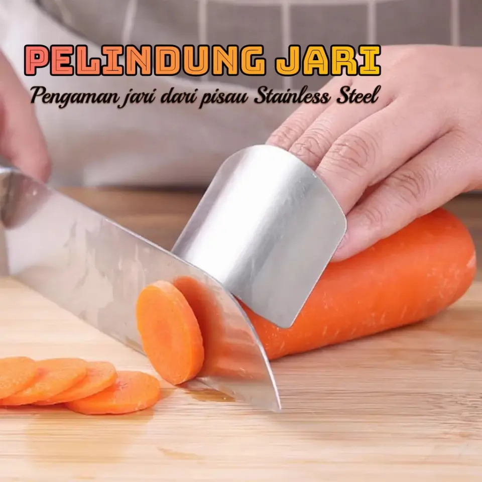 Alat Pelindung Jari Tanggan Stainless Steel Premium