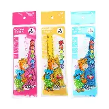 Set Penggaris Plastik Segitiga Lingkaran Derajat Kartun 15 Cm — 6