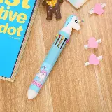 Pulpen Ballpoint Cetek 10 Warna Warni Murah Karakter Lucu Kartun — 2