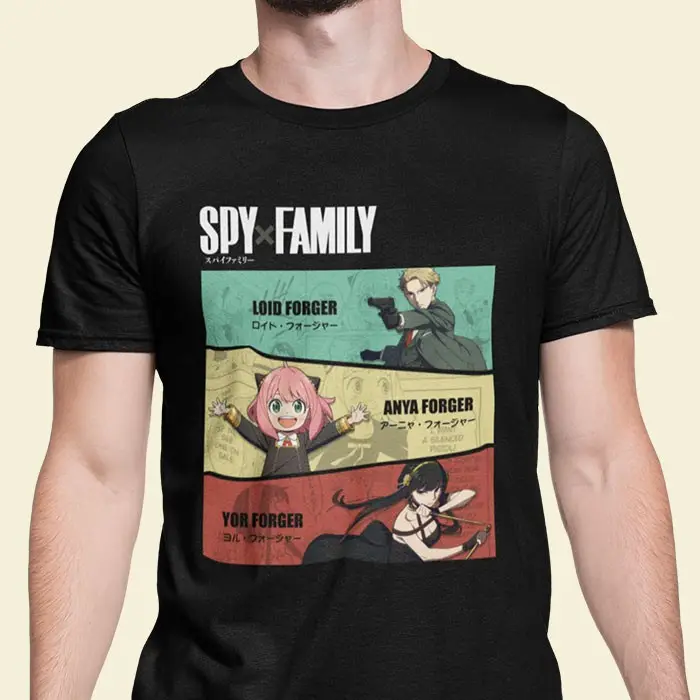 Kaos Anime Menjadi Bagian Dari The Forgers Dari Spy X Family
