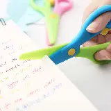 Gunting Kertas Anak - Anak Aman untuk Peralatan Sekolah — 8
