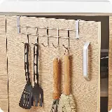 Hanger Gantungan Pintu Lemari 5 Kait Anti Karat Serbaguna — 3
