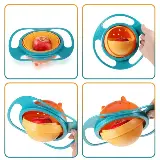 Mangkok Snack Bayi Anti Tumpah Berputar 360 Derajat — 4