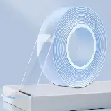 Double Tape Isolasi Nano Magic Anti Air Tranparan Bening 3m — 7