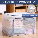 Kotak Penyimpanan Lipat Serbaguna Mainan dan Pakaian Double Zipper — 1