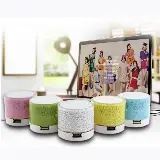 Speaker Bluetooth Mini Portable Motif Retak Lampu Led Super Bass — 8