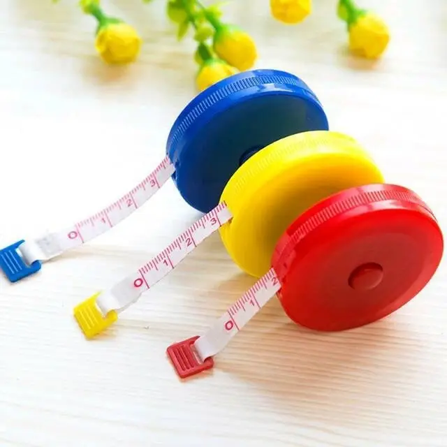 Meteran Gulung Rol Kecil Mini Pengukur Lingkar Perut Dan Barang 150cm