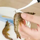 Pisau Dapur Udang Mini Alat Praktis Memotong dan Membersihkan Udang — 3