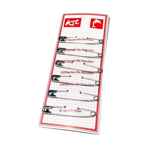 Peniti Kasur Jumbo Stainless Steel Besar 8 cm Dengan Isi 6 Pcs