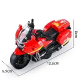 Mainan Die Cast Motor Tarik Polisi Pemadam Anak Laki-laki Warna Warni — 9